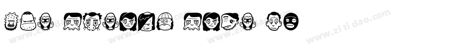 The Freaky Face 2字体转换